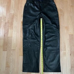 Hollister, pleather pants
